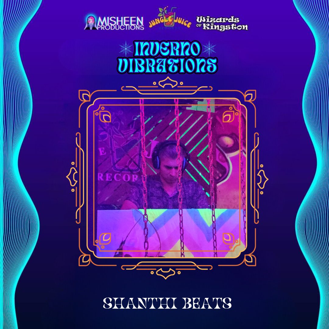 Inverno Vibrations 2024 flyer with Shanthi Beats