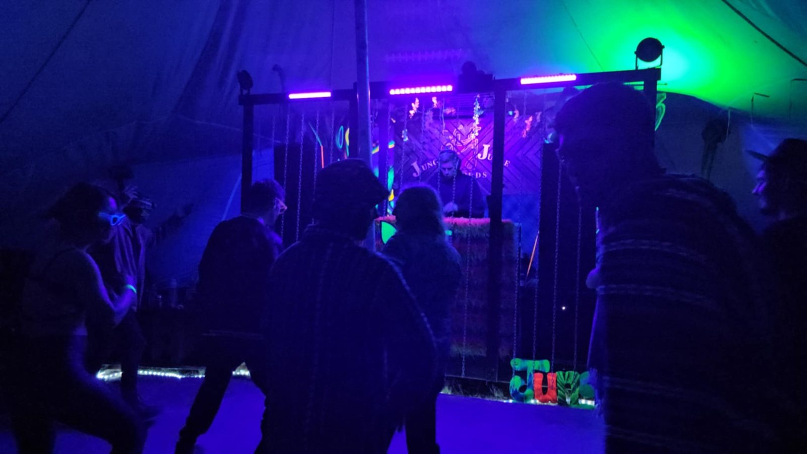 Jungle Juice room and crowd